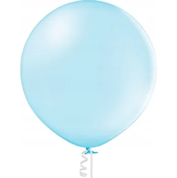 Balónek Latexový balónek GIGANT pastelově MODRÝ 60 cm 2 ks