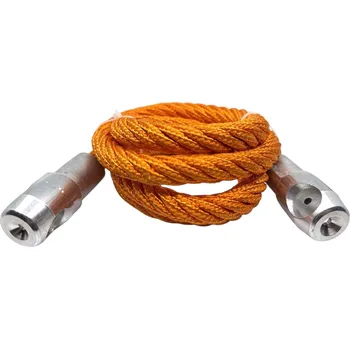 Tažné lano Lano s bočními spoji - oranžový 2m