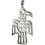 Drakkaria GÓTSKÁ ORLICE, stříbrný přívěsek, V. století, Itálie, Ag 925