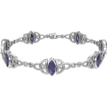 Náramek Peter Stone EIRE, stříbrný náramek, Ag 925