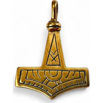 Přívěsek Drakkaria GOTLAND, Thorovo kladivo, bronz, amulet