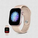 Ksix Urban 5 chytré hodinky , AMOLED displej 1.96", 5 dní autonomie, sportovní a zdravotní režimy, handsfree, růžová