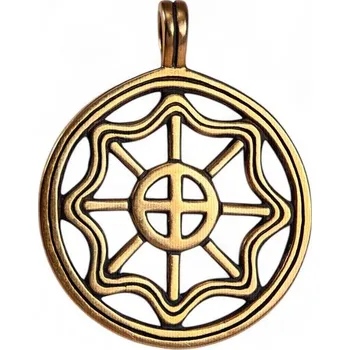 Přívěsek Drakkaria SLOVANSKÉ SLUNCE II, bronzový přívěšek