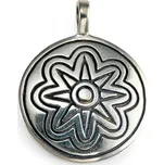 Drakkaria SLUNCE DOBY BRONZOVÉ III, stříbrný přívěsek, Ag 925