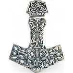 Drakkaria MJÖLNIR Thorovo kladivo stříbrný přívěsek, Ag 925