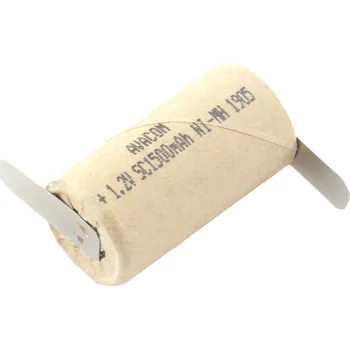 Článková baterie Nabíjecí průmyslová baterie SC AVACOM 1500mAh 1,2V Ni-MH - s vývody do Z