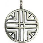 Drakkaria SLUNEČNÍ SYMBOL, halštatská kultura, stříbrný přívěsek, Ag 925