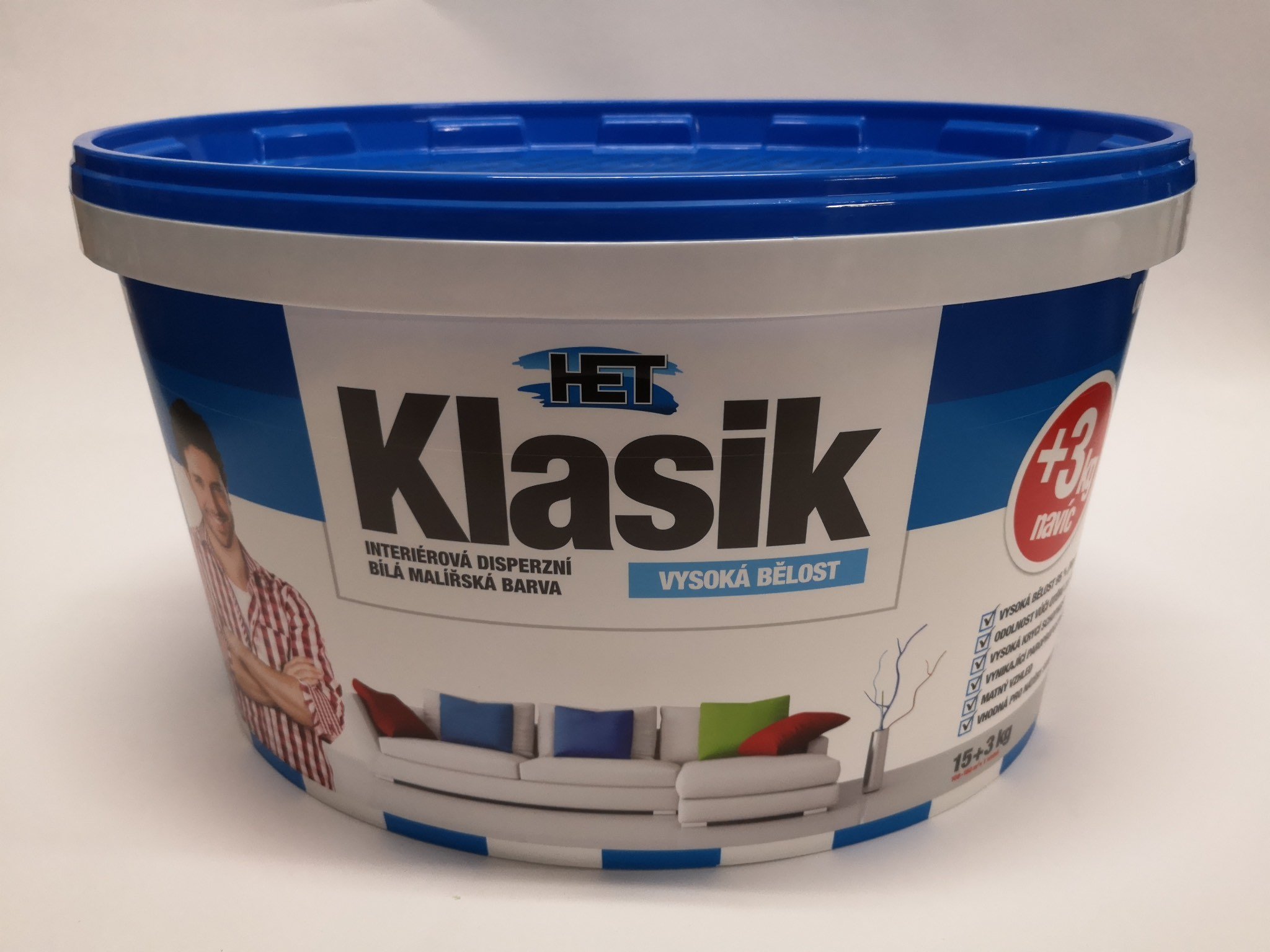 Het s.r.o. Klasik bílý 15+3kg HET