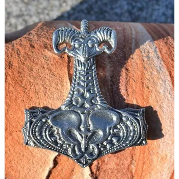 Náhrdelník NECRO-ORGANIC Thorovo kladivo, zinek