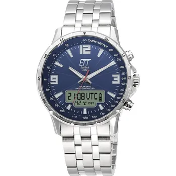 Hodinky ETT Eco Tech Time ETT EGS-11552-31M Solar Drive Radio Controlled Professional 43mm 10ATM