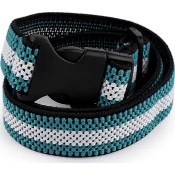 Kšandy Dětský pásek pružný šíře 2,5 cm, barva 1 tyrkys