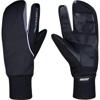 Cyklistické rukavice Force rukavice zimní HOT RAK 3 PRO (černá)