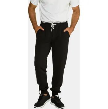 JP1880, Plus size Teplákové kalhoty, kolekce Basic, jogging kalhoty, elastický pas, 2 kapsy, střih Modern pro plnoštíhlé nadměrná velikost, 714277130-1456, černý, 7XL, Plus size oblečení, Oblečení pro vysoké muže, Nadměrné velikosti, Oblečení pro plnoštíh