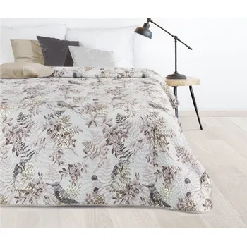 Přehoz na lůžko ArtFir Přehoz na postel POLY | bílá/béžová 200 x 220 cm