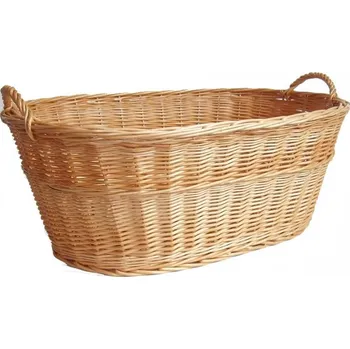 Koš na prádlo Proutěný koš na prádlo 80 cm