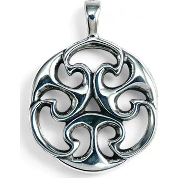 Přívěsek Drakkaria KELTSKÝ TALISMAN ŽIVOTA, stříbrný přívěsek, Ag 925, 11 g