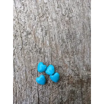 Přívěsek korálek z tyrkenitu ve tvaru srdce