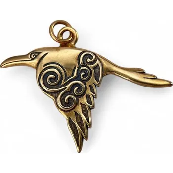 Přívěsek Drakkaria CORVUS - keltská VRÁNA, přívěšek, bronz