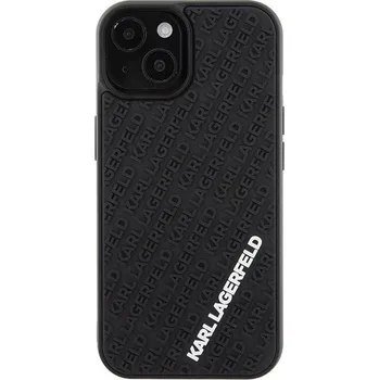 KARL LAGERFELD pouzdro / kryt pro Apple iPhone 15 (6,1") / KLHCP15S3DMKRLK