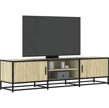 Televizní stolek vidaXL TV skříňka 160 x 35 x 41 cm kompozitní dřevo a kov [848848] Barva: dub sonoma