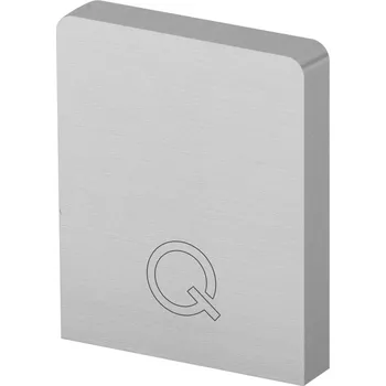 Zábradlí Koncové víčko, Easy Glass Hybrid, horní montáž Koncové víčko, Easy Glass Hybrid, horní montáž, vlevo a vpravo, hliník, sametově černá (RAL 9005), s texturou