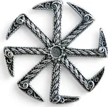 Drakkaria KOLOVRAT, slovanský symbol Slunce, stříbrný přívěsek, Ag 925