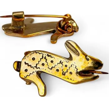 Náhrdelník Drakkaria ZAJÍC, římská fibula, replika nálezu