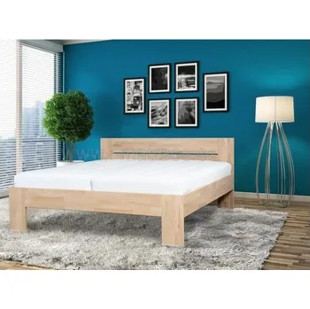 Postel Dřevěná postel Vento 200x140 Buk napojovaná spárovka Doprava ZDARMA.