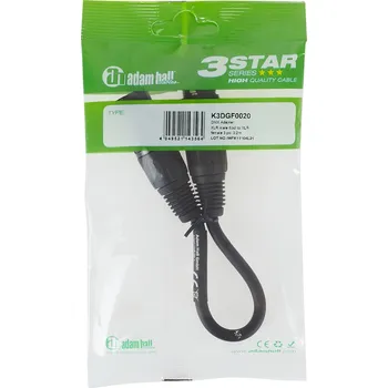 Audio kabel Adam Hall K3DGF0020 + prodloužená záruka 3 roky