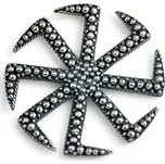 Drakkaria SLOVANSKÝ KOLOVRAT, symbol Slunce, stříbrný přívěsek, Ag 925