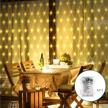 Venkovní osvětlení Aigostar - LED Venkovní vánoční řetěz 100xLED/8 funkcí 4,5x1,5m IP44 teplá bílá