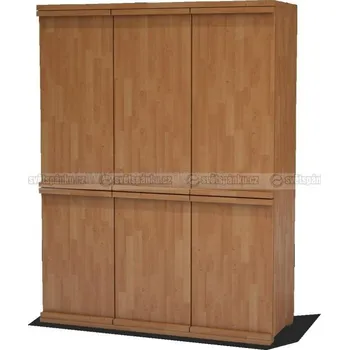 Šatní skříň Skříně a komody Azzo 3D Jádrový buk Doprava ZDARMA.