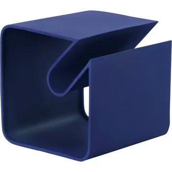 Toaletní stolek Jotex Modrý kovový odkládací stolek KUROW 40 x 40 cm