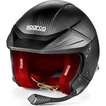 Helma na motorku Sparco Přilba Flux RJ-i Carbon L Červená