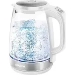 Rychlovarná skleněná konvice s regulací teploty Sencor SWK 2190WH