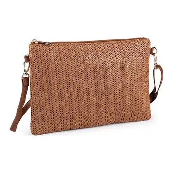 Kabelka Kabelka / pouzdro 28x20 cm - 1 ks - 2 hnědá přírodní