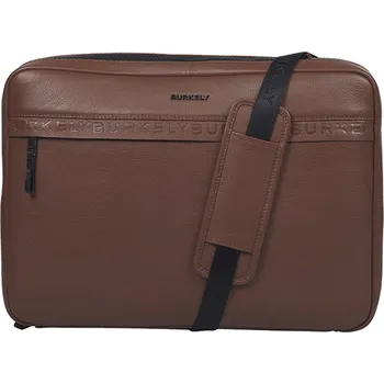 Pánská aktovka Pánská kožená taška přes rameno Burkely Bolds - koňak