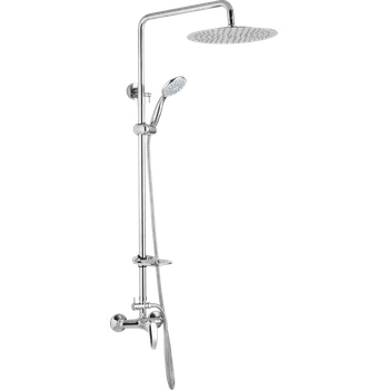 Vodovodní baterie JB Sanitary Sprchová sestava s baterií FINERY s horním vývodem, průměr 25cm, s příslušenstvím SF 61 011 12 6