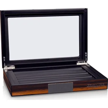 Box na hodinky Kazeta na na manžety a prsteny HEISSE & SÖHNE 70019-188.159 HS Vegas - Ebony -manž.knoflíčky, prsteny