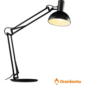 Lampička Stolní lampa ORANŽOVKA7 černá | se žárovkou - Denní