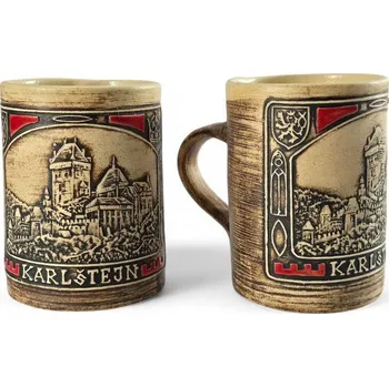 Hrad Karlštejn, keramický hrnek