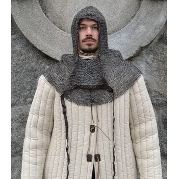 Kukla KROUŽKOVÁ KUKLA s ochranou obličeje, nýtované kroužky 8 mm