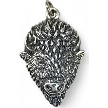 Přívěsek Drakkaria TATANKA - BIZON stříbrný přívěsek, Ag 925