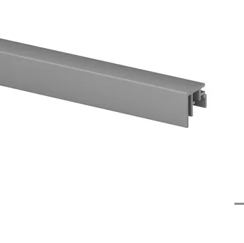 Zábradlí Ukončovací profil, Easy Glass Smart, horní montáž Ukončovací profil, Easy Glass Smart, horní montáž, 3 mm, délka 5000 mm, hliník, surový