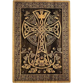 Obraz Kadlus KELTSKÝ KŘÍŽ, dřevěný nástěnný obraz 21x30cm