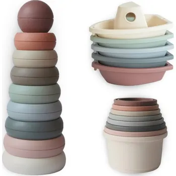 Hudební nástroj pro děti Mushie Toy Giftbox sada hraček