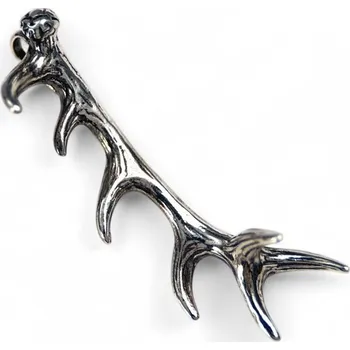 Přívěsek Drakkaria JELENÍ PAROŽÍ, paroh, stříbrný přívěsek, Ag 925