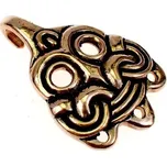 Vikingský háček na ovinky - Birka, bronz / pár