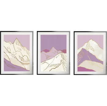 Obraz Plakát sada 3 plakátů A3 bez rámu 89,1 x 42 cm