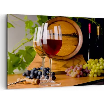 Obraz Foto obraz na plátně 100x70 sud vína obývací pokoj ložnice na zeď velký